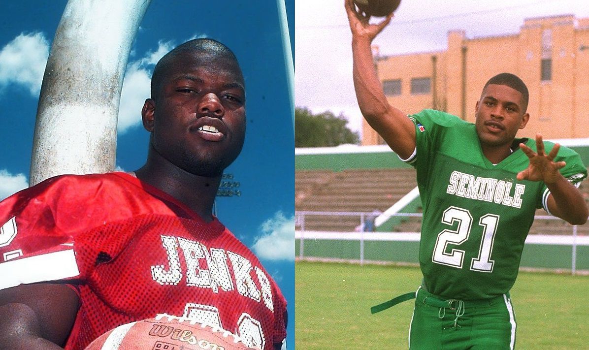 1996: Cory Callens, Jenks (left); and Jarrod Reese, Seminole (right)